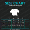 Square Neck Printed Peach Color Crop Top - Image 2