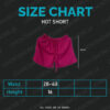 Maroon Color Women’s Hot Short - Image 2